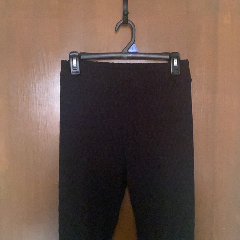 All Black Material Leggings